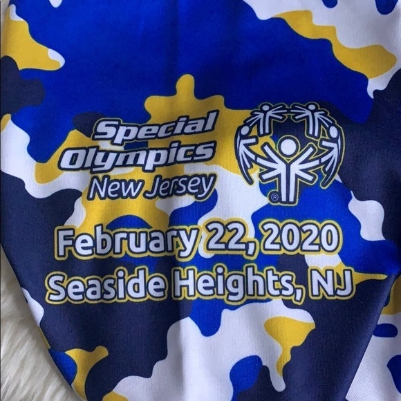 NWOT Polar Bear Plunge Hooded Performance Top NJ Camo medium - Picture 5 of 8